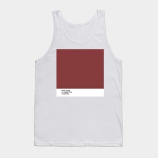 pantone 19-1533 TCX Cowhide Tank Top